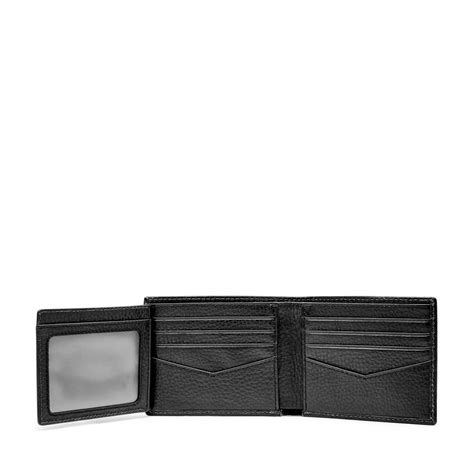 fossil richard leather rfid card wallet|fossil rfid wallets for men.